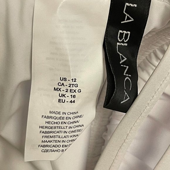 New - La Blanca one piece bathing suit - size 12 - Picture 6 of 8